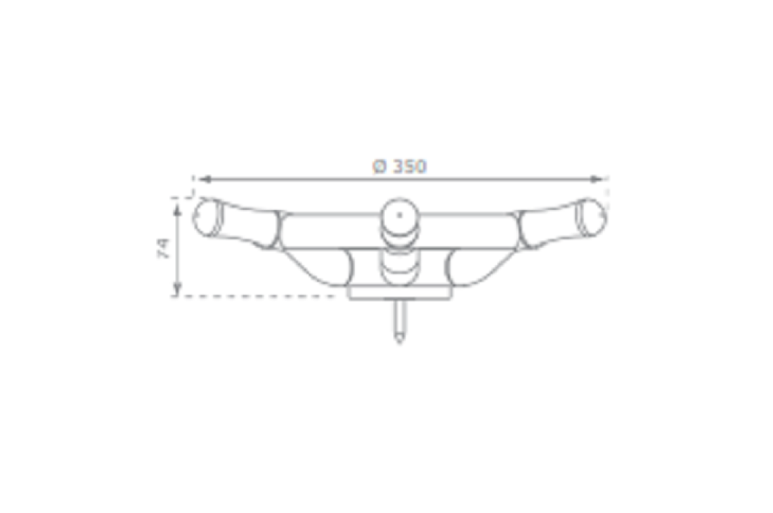 Steering Wheel Boat YELLOW